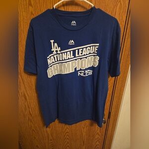 Majestic Los Angeles Dodgers Shirt Large Men's NWOT MLB
